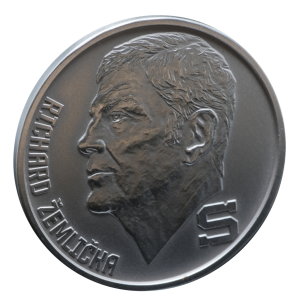 Stříbrná medaile (patina)  HC Sparta - Richard Žemlička