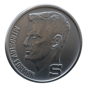 Stříbrná medaile (patina)  HC Sparta - Miroslav Forman