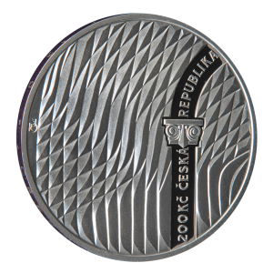 Stříbrná mince 200 Kč 2020 Založení SUPŠ sklářské v Železném Brodě