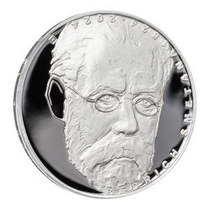 Stříbrná mince 200 Kč Bedřich Smetana 200. výročí narození