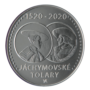 Stříbrná mince 200 Kč 2020 Zahájení ražby jáchymovských tolarů