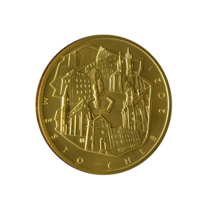 Zlatá mince 5000 Kč 2021 Cheb