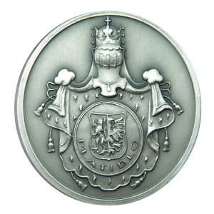 Medaile PLATIDLO, stříbro (patina)